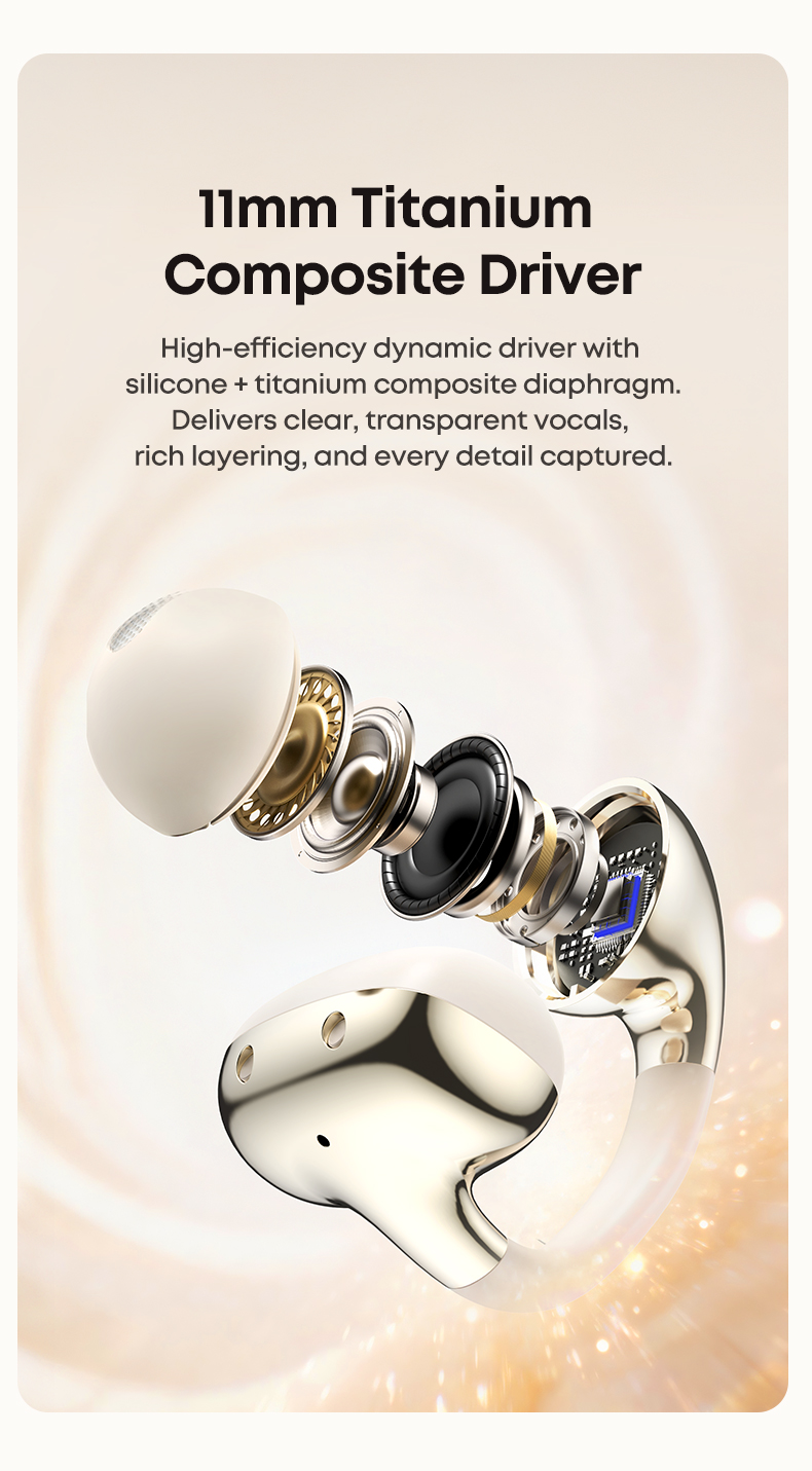 Custom Clip on Ear Earbuds Cute Sports TWS Open Ear Earphone V6.0 Free Clip-On Bluetooth Headphones Over Ear for Running Workout detail