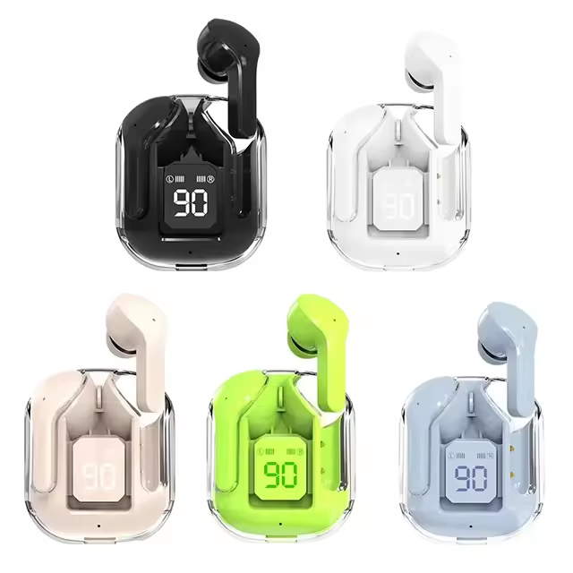 Custom Logo Transparent Earphone Type C TWS  Auriculares Air 31 Air31 Transparent Pods Auriculares Audifonos Wireless Headphone product view