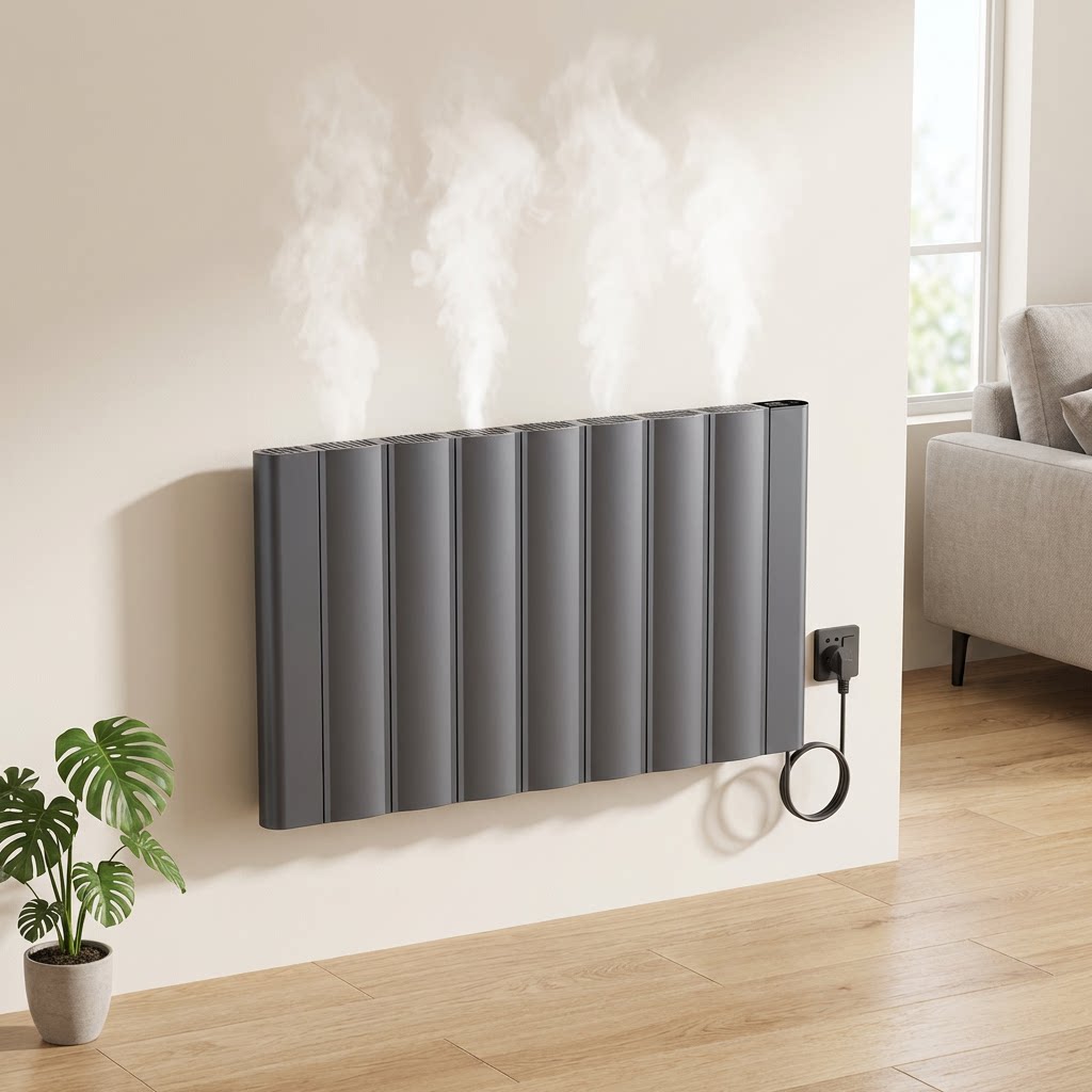 Wall Mounted Aluminum Electric Radiator Panel Heater For Room Heating