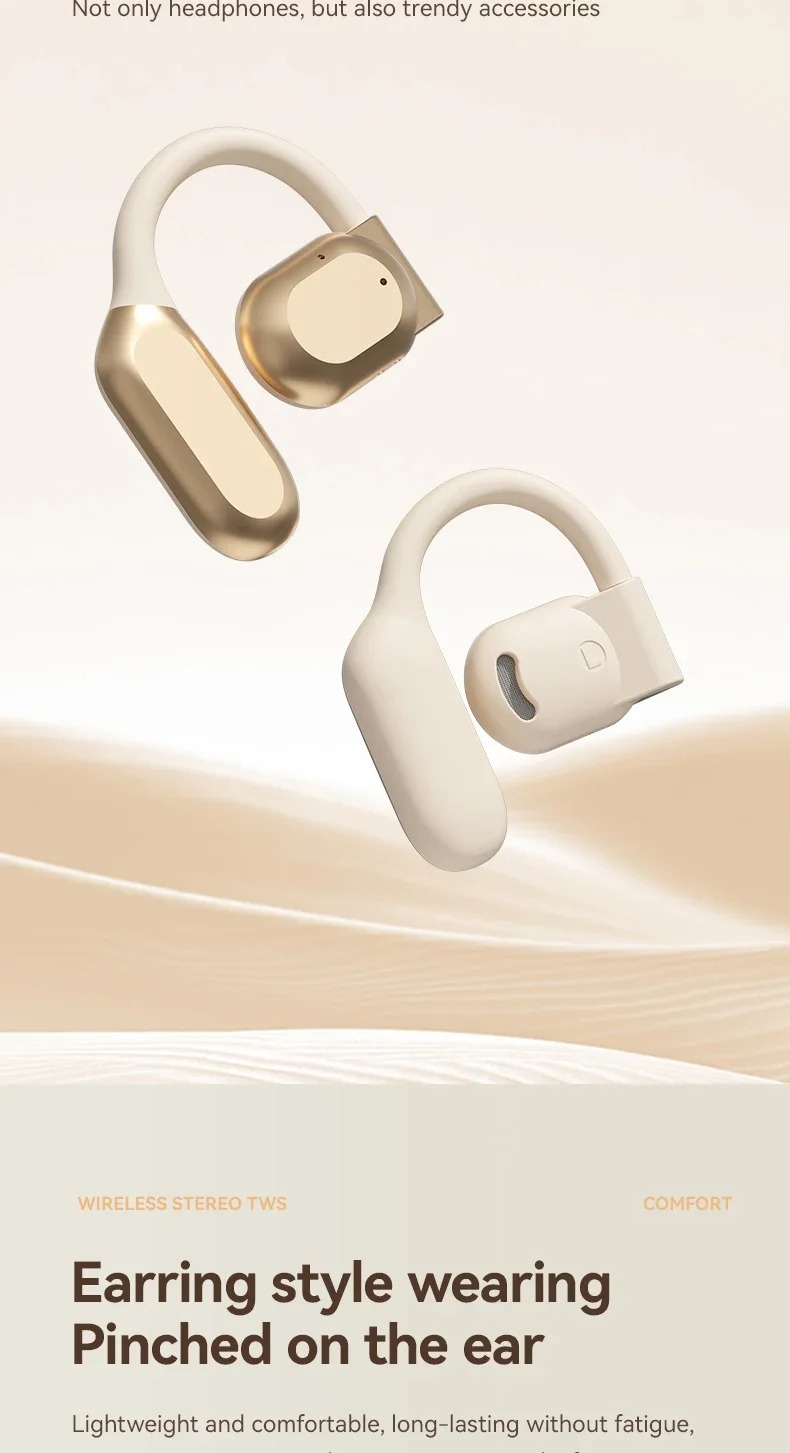 Hot Selling Ai Translator Earbuds 144 Languages Ear Hook Open air Conduction Tws BT Wireless Smart Translate Earphone detail