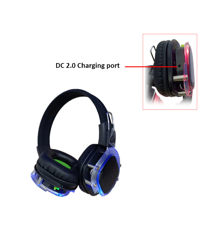 Silent Disco Headphones F39 Hifi Wireless Headset Earphone Electronics Wireless Headphones detail