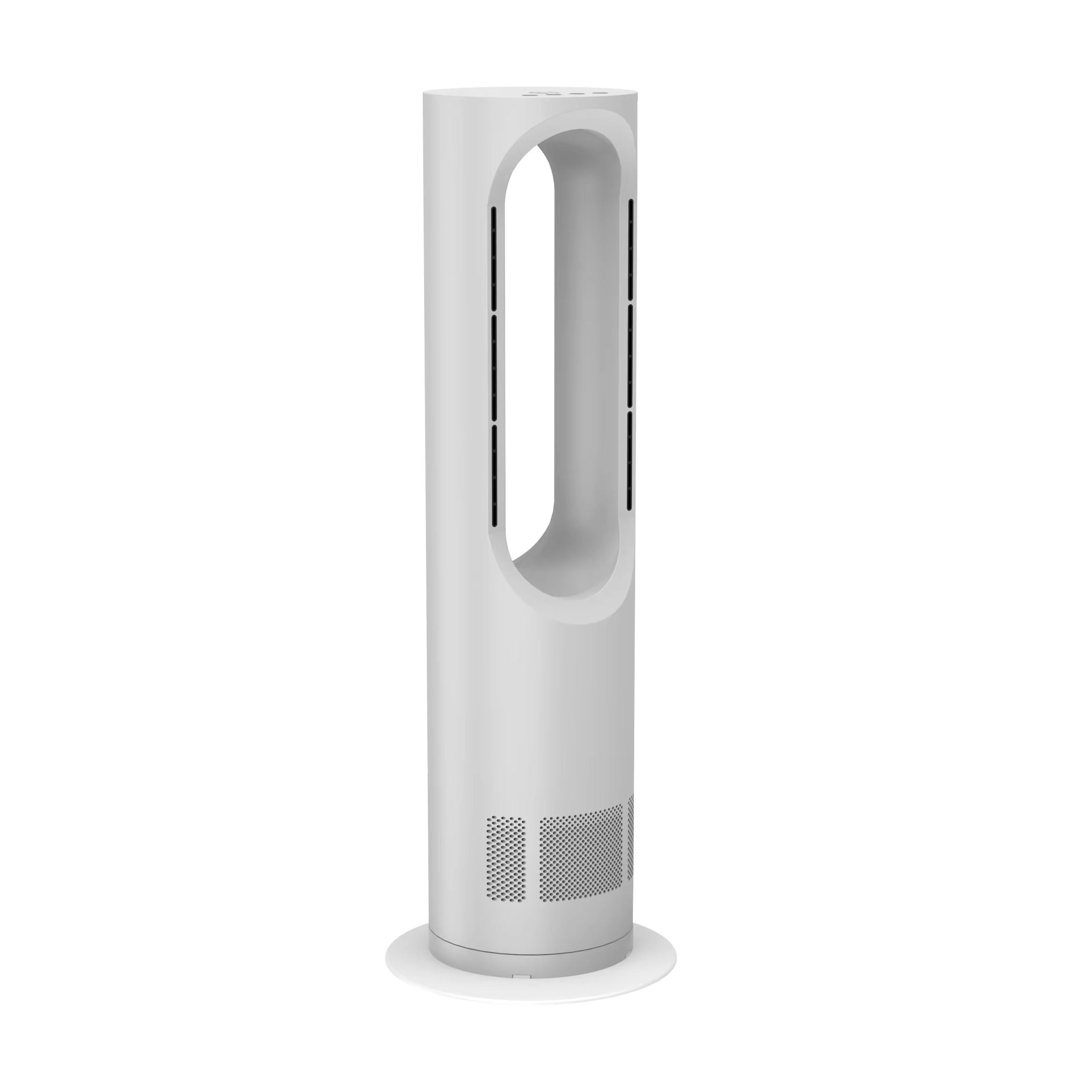 Natural Gentle Airflow Consistent Wind Without Fluctuation Cool Hot Bladeless Tower Fan for Commercial Gift Hotel Room Use
