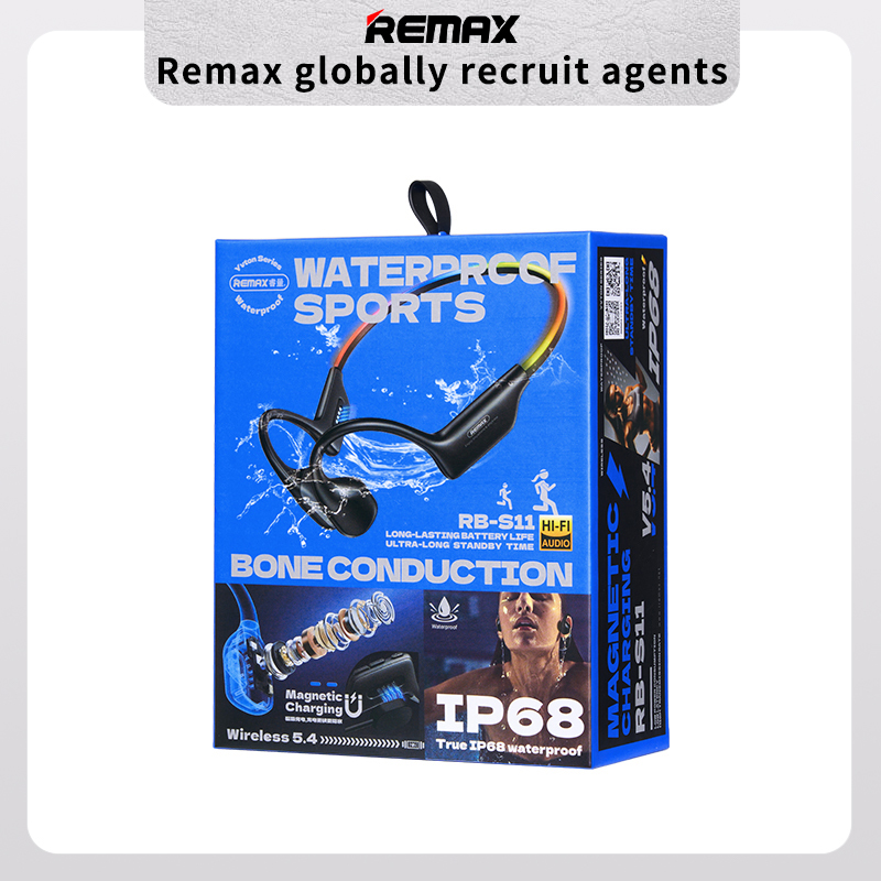 Remax RB-S11 Auriculares Conduction Waterproof bluetooth Earphone air Sports Bone Conduction Wireless Headphone product view
