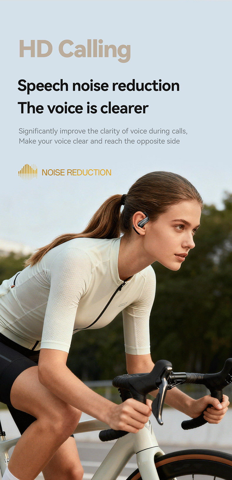 Hi-Res Audio Wireless Earbuds Mini Earrings Ear Clip Sports Earphones HD Voice Call 30ms Low Latency IPX5 Noise Cancellation detail