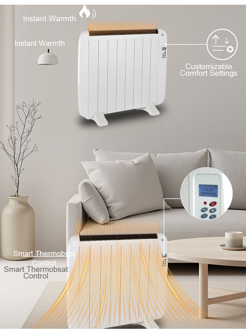 Hot Sell High Quality Electric Convector Space Heater Overheat Protection Energy Saving X-shape Aluminum Heating for Home detail