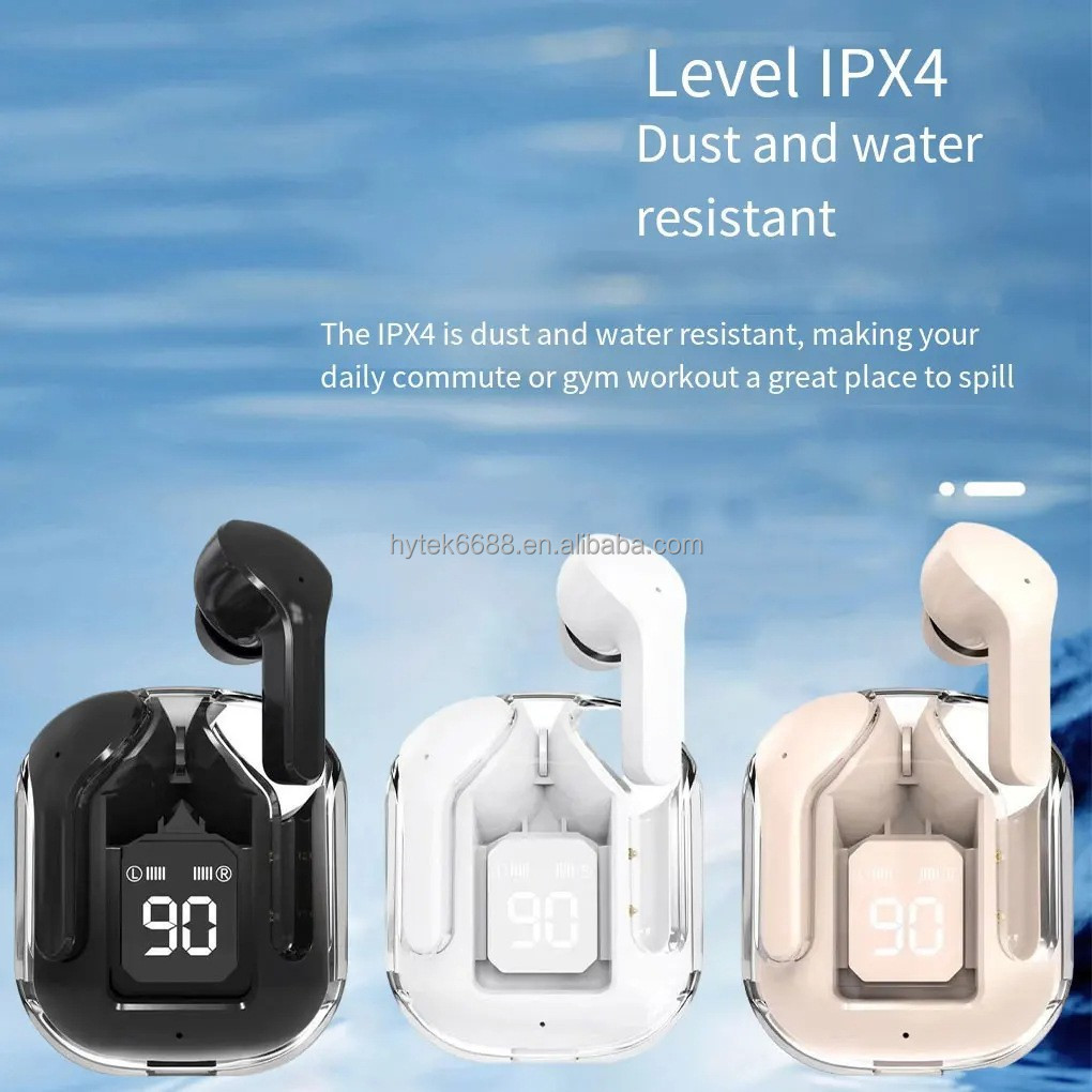 Custom Logo Transparent Earphone Type C TWS  Auriculares Air 31 Air31 Transparent Pods Auriculares Audifonos Wireless Headphone detail