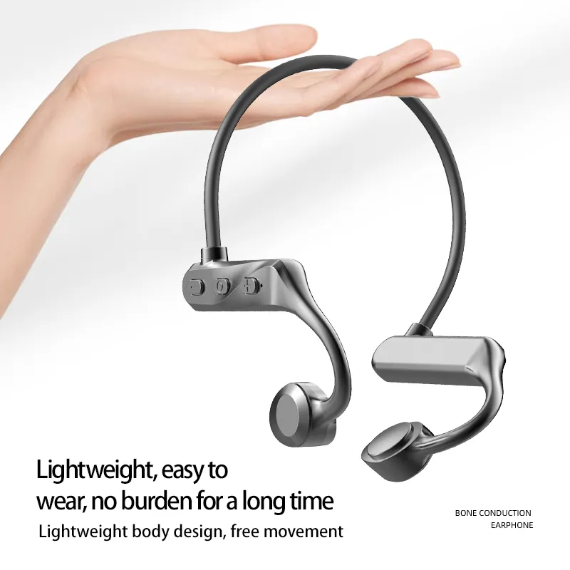 Hot Selling Trending K69 Open-ear Bone Conduction Headphones Wireless Sports Earphone Bt Headset Handsfree With Mic for Running product view