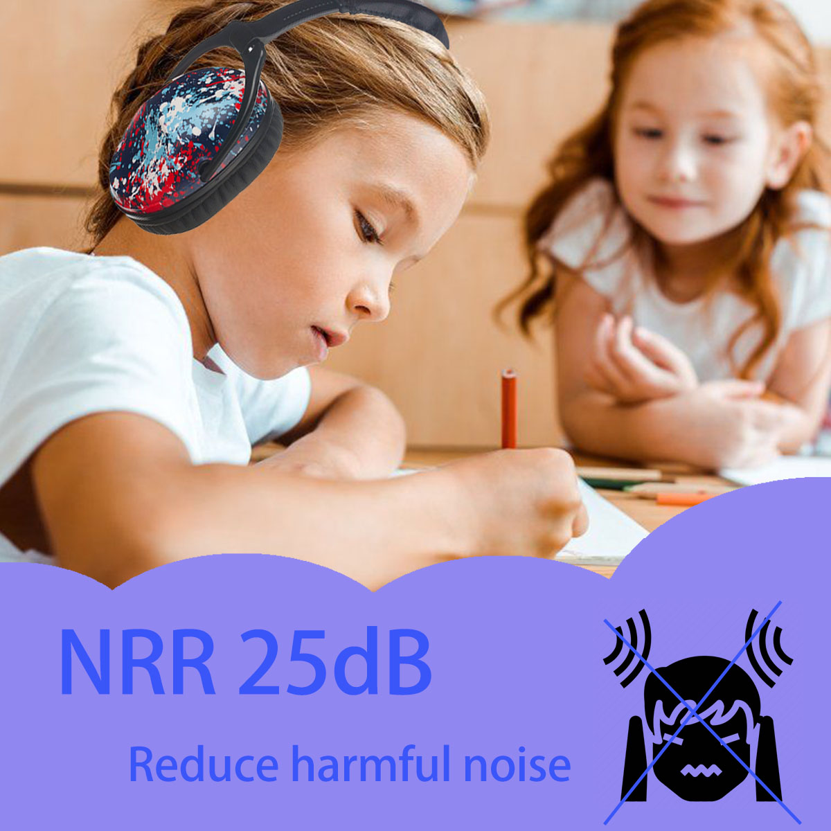 Noise Canceling Headphone Kids Ear Protection Safety Ear Muffs Noise Reduction Children Earmuffs detail