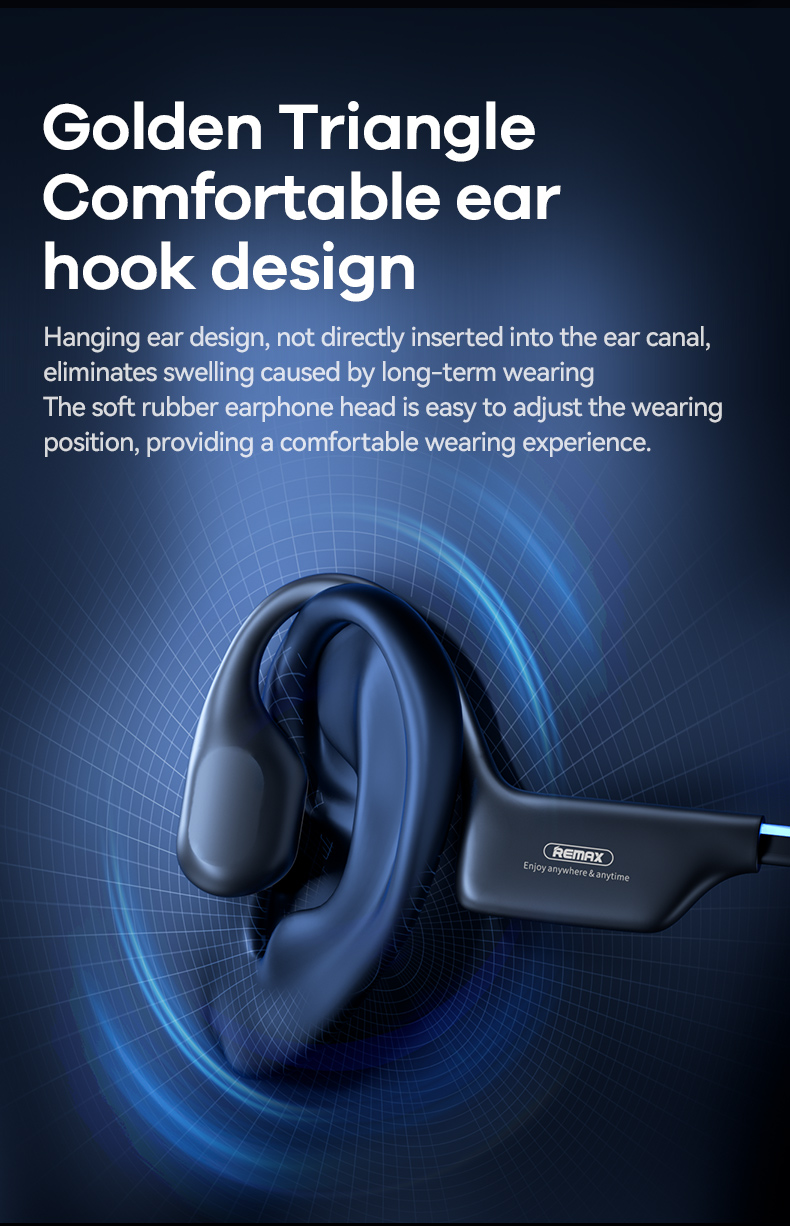 Remax RB-S11 Auriculares Conduction Waterproof bluetooth Earphone air Sports Bone Conduction Wireless Headphone detail