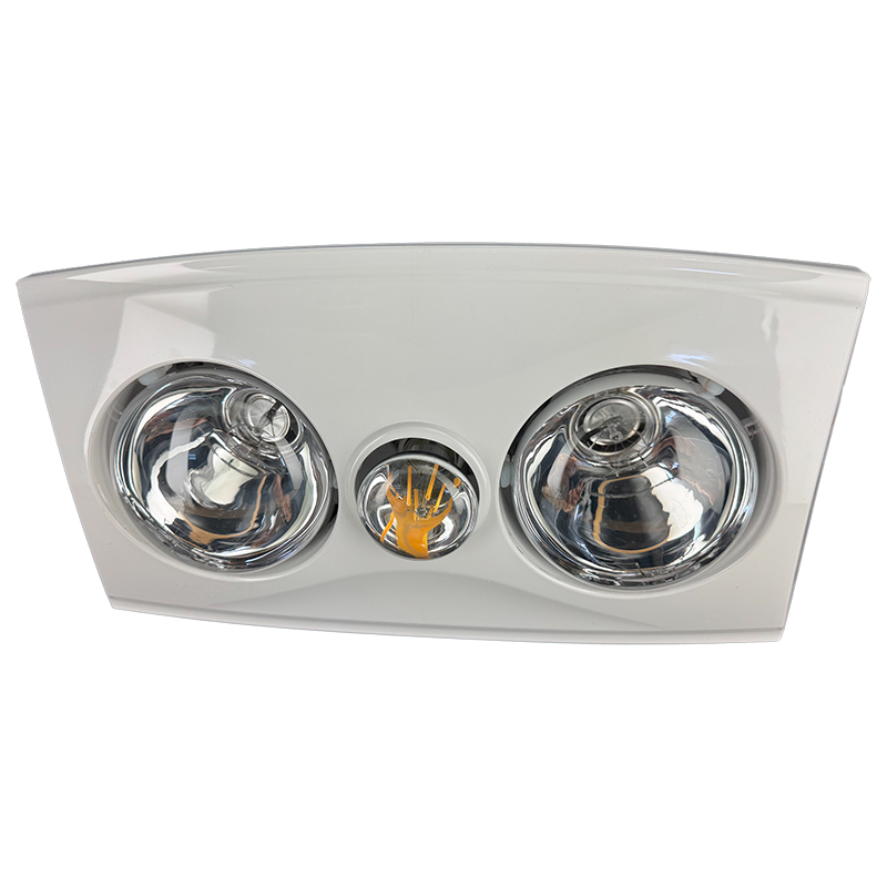 Fast Heating 3-in-1 Ceiling Bathroom Heater with Lighting & Ventilation-Plastic Construction for Instant Small Space Heating product view