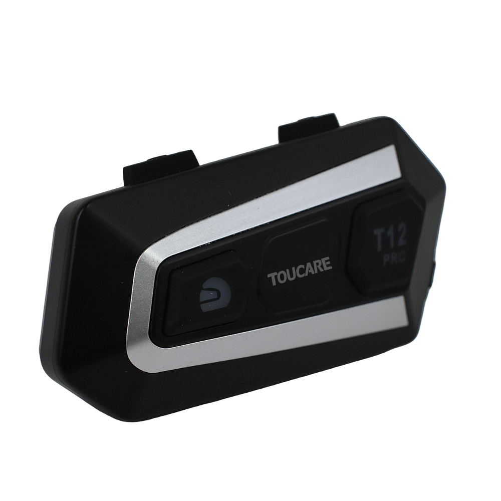 TOUCARE T12 Heavy Bass Motorcycle Intercom Bluetooth Earphones Waterproof Noise Reduction Mixing MESH Multi Person  Dedicated product view