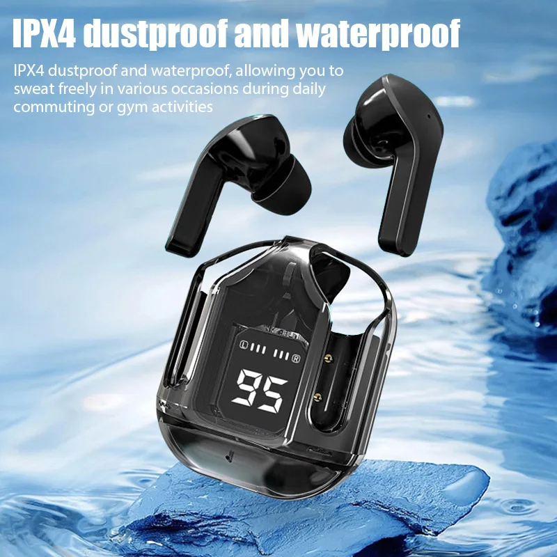 Eraysun Air31 Earbuds Transparent TWS True Wireless Noise Cancelling In-Ear Gaming Headset Waterproof Business Boat Earphone detail
