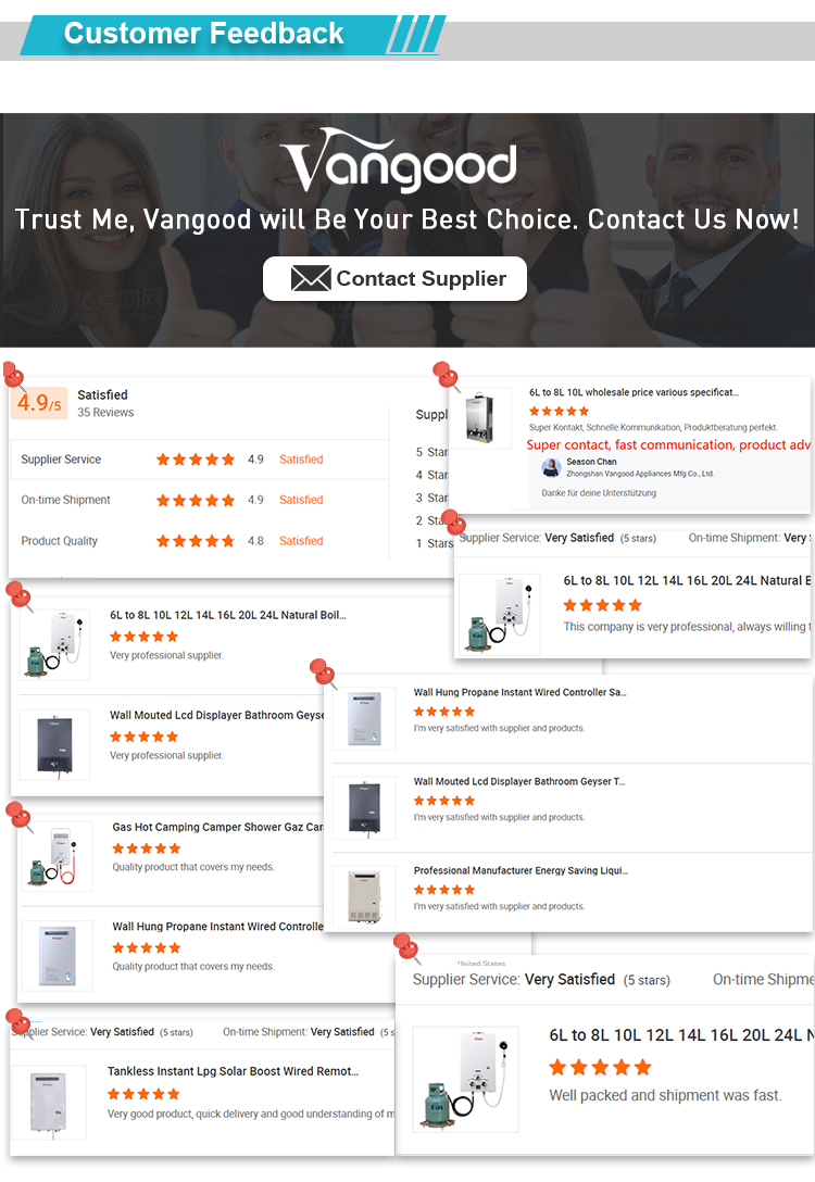 Hot Selling Energy Saving Custom Home Appliance Instant Wall Mounted Gas Water Heater detail