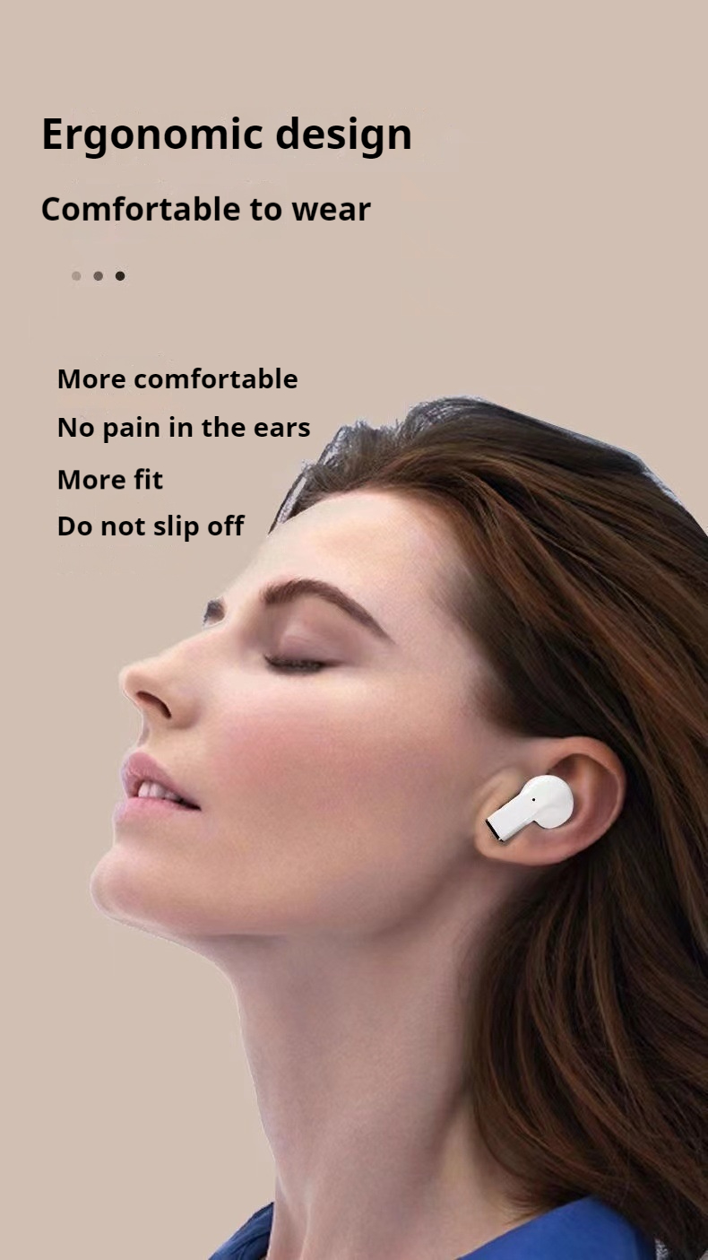 Compact Pro5s TWS Mini In-Ear Earphones High Quality Sound LED Battery ENC Noise Cancellation IPX2 Waterproof for Music Sports detail