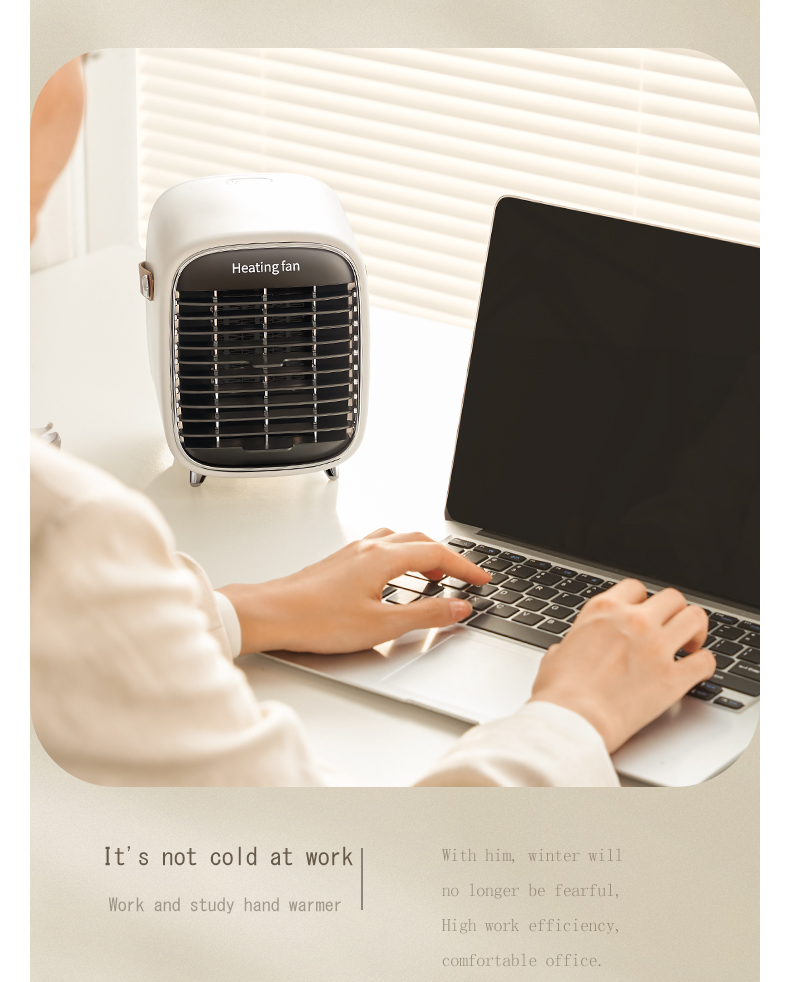 Portable Room Mini Hot air Electric Ptc Fan Heater detail