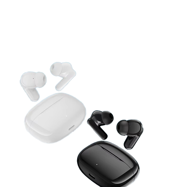 Wireless In-Ear Earbuds ENC Noise Cancelling LED Battery Display Waterproof Low Latency Stereo Sound Bass Headphones Sports