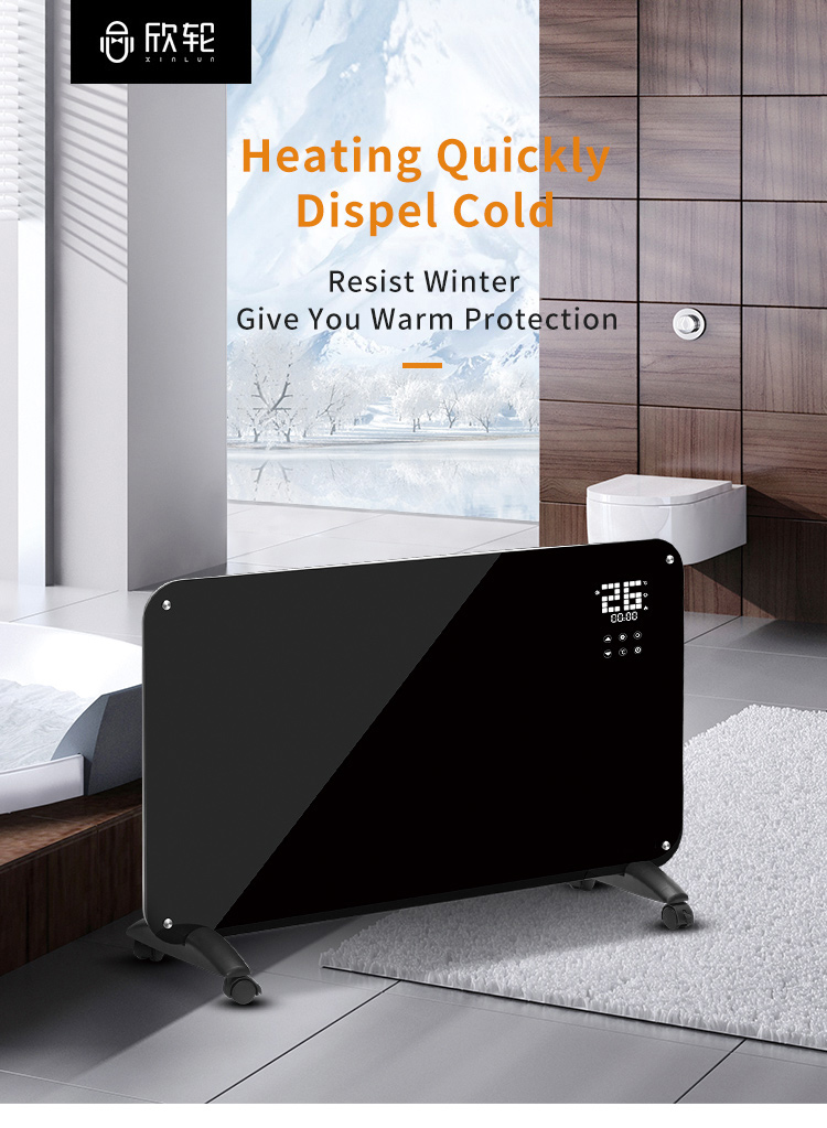Adjustable Thermostat and Thermal Link Electric Convection Panel Heater Domestic House Heater Electric Heatetr Fast Heating OEM detail