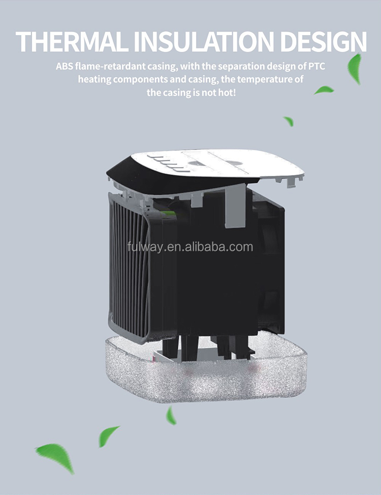 Fast Heating Indoor Home Use Portable Electric Heater Fan with Thermostat and Over-protection Winter Heater Fan detail