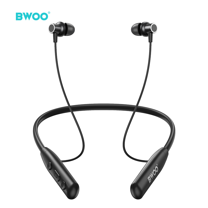 BWOO Wholesale Waterproof Sports Neckband Wireless Earphone BT 5.3 Type C Neck Band In-ear Tws Earbuds Headphones product view