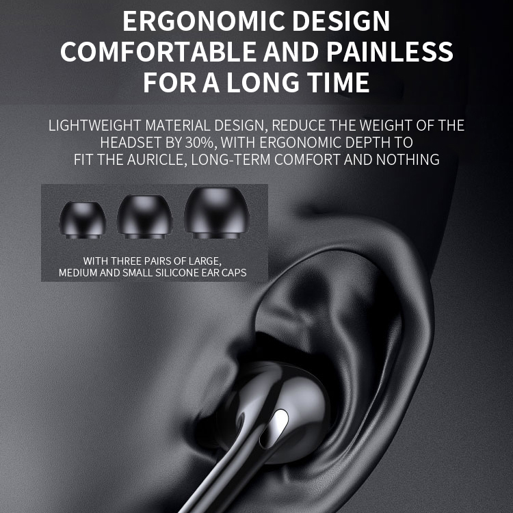 S960 Radio Wireless Earphone Neck Band Stereo Noise Reduction IPX-7 Waterproof Running Sports Earbuds with Microphone Neckband detail