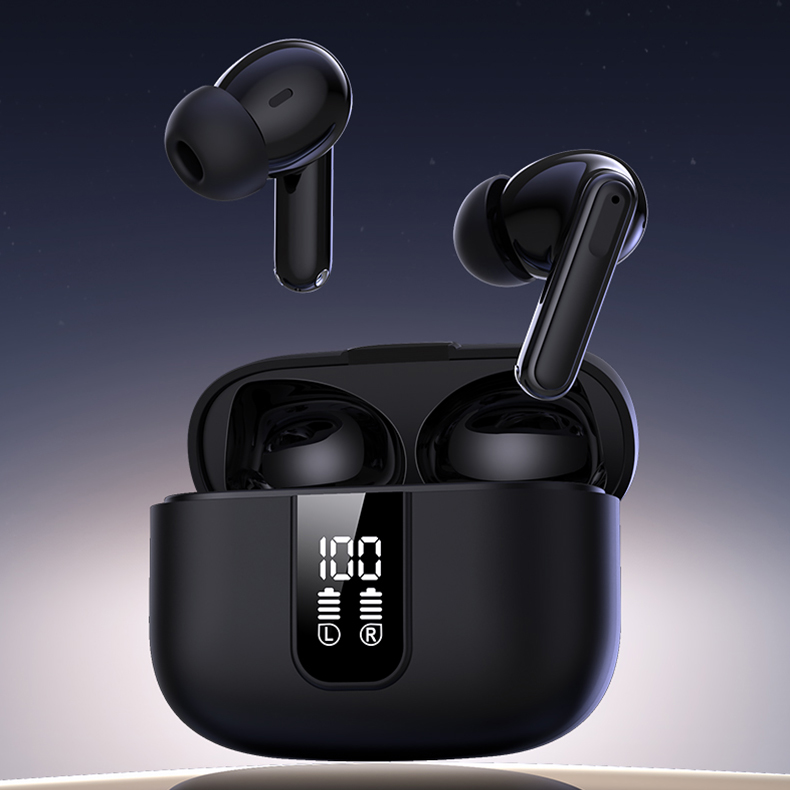 2025 Wireless Earphones with Noise Cancelling Sport Earbuds Headset Smart Touch Microphone ENC TWS Earphone detail