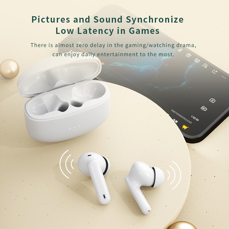 2022 A40 Tws Active Noise Canceling Wireless Earphone Noise Reduction Headset In-ear Headphone ANC ENC Earbuds detail