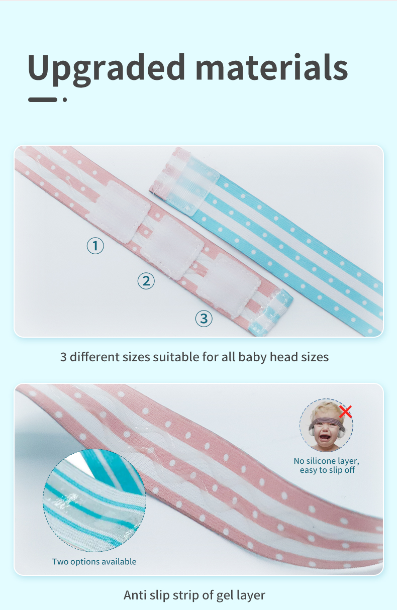 HQ Premium Eco-friendly Material Safety Noise Cancelling Ear Muffs Kids Hearing Protection Infant Baby Sleeping Earmuffs detail