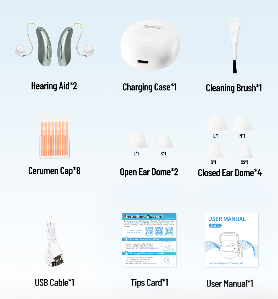 High Quality Medical Hearing Aid 16 Channel APP Adjustment Wireless BTE RIC Rechargeable Bluetooth Hearing Aid for Deafness detail