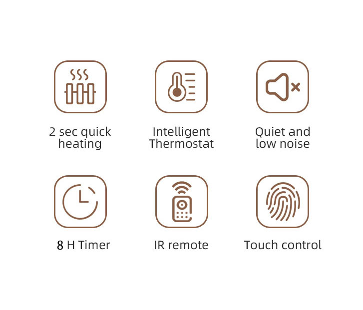 Newest Heater Ptc Electric Energy Saving 2000w Cheaper Price Electric Ceramic Space Mini Household Heater for Winter detail