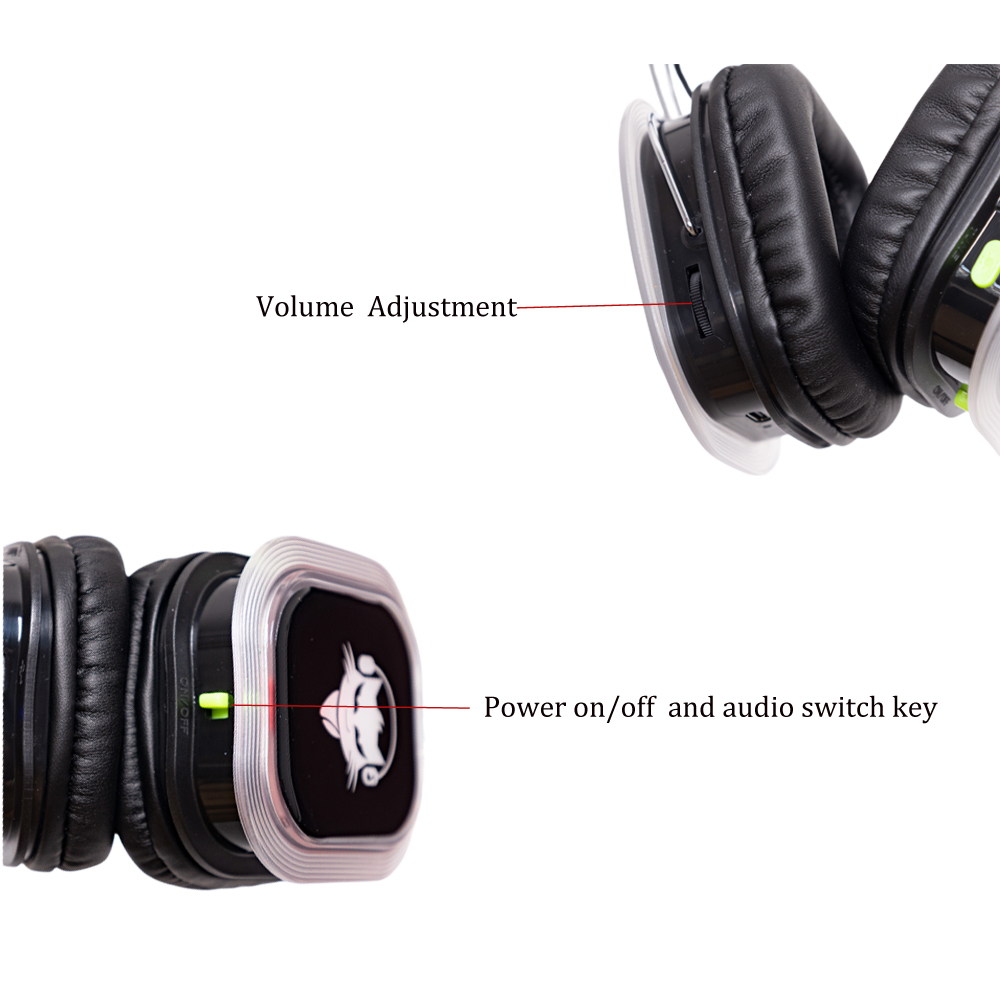 Cheap Wireless Headset Hot Selling Earphones Headphones Headsets Listening Wireless Headphone With Mic detail