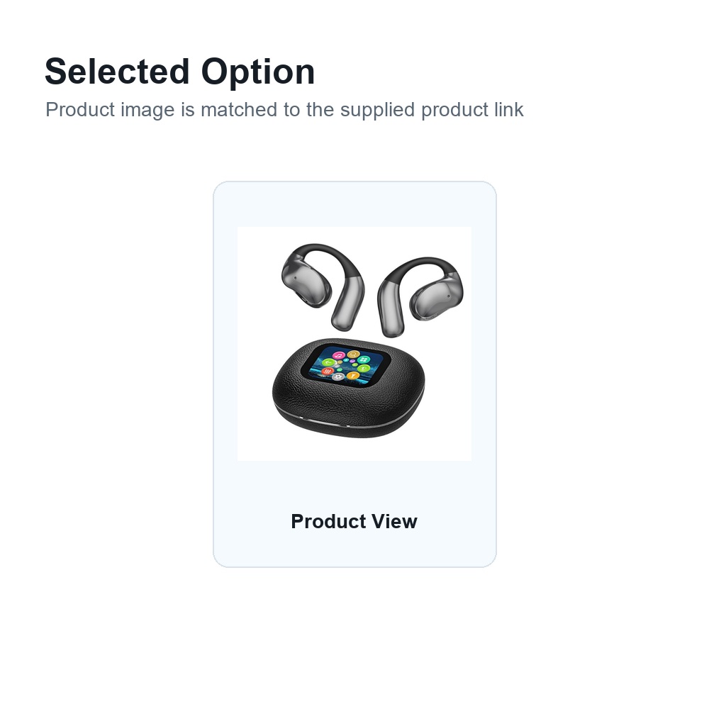 Wireless Bluetooth Earbuds Touch Screen Headphones product view