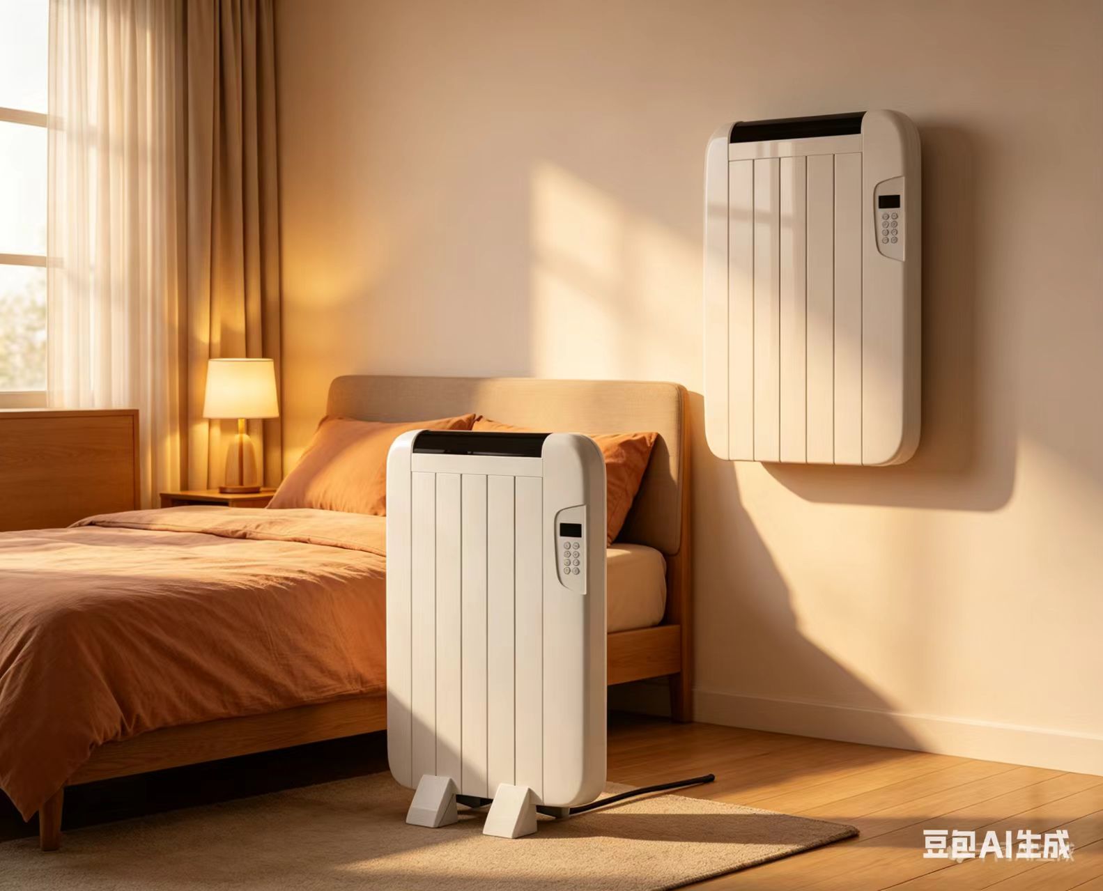 Mini Plastic PTC Fan Heater 600W with Adjustable Thermostat Remote Control Energy Efficient Class a Silent & Safe for Home Use detail
