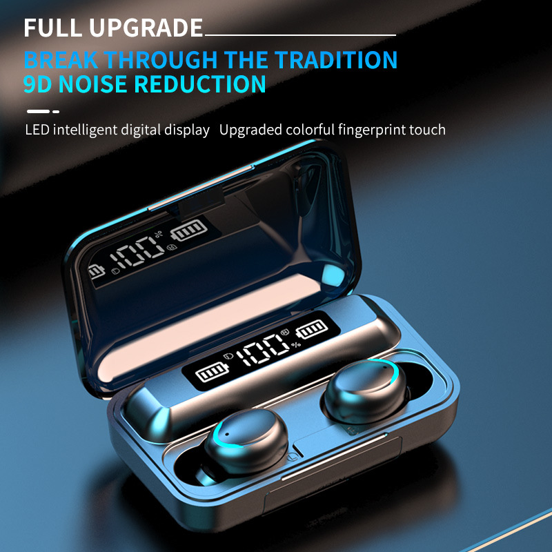 F9 Audifonos Mini Fone De Ouvido True Wireless Touch Control LED Display  Earphone Touch Control Headphone detail
