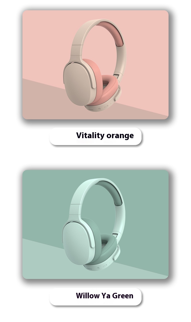 All-Inclusive Wireless Bass Long Life Head-Mounted Bluetooth Direct Sales Cross-Border Popular LED Headphones detail