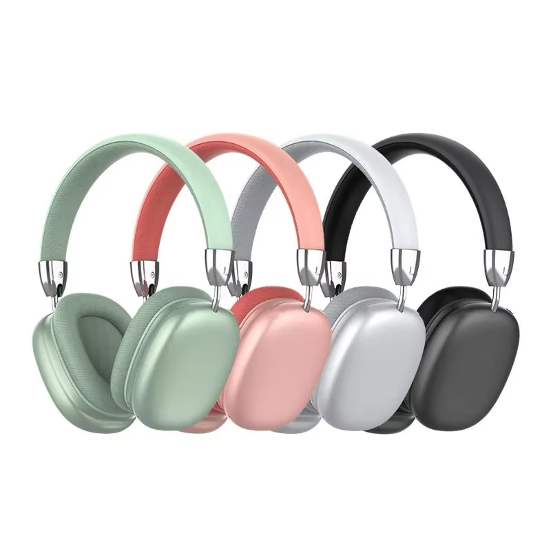 High Fidelity P9 Pro Max Strong Bass Earphone Wireless Head-mounted Headphone Over-ear Noise Cancelling Wireless Headset detail