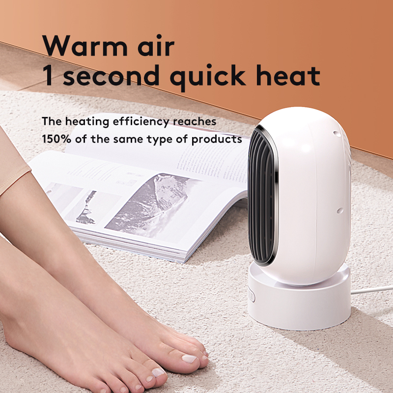 New Arrival Fan Heater 1000W Simple Design Portable Timed Shutdown 120 Degree for Bedroom Household Office Winter Product product view