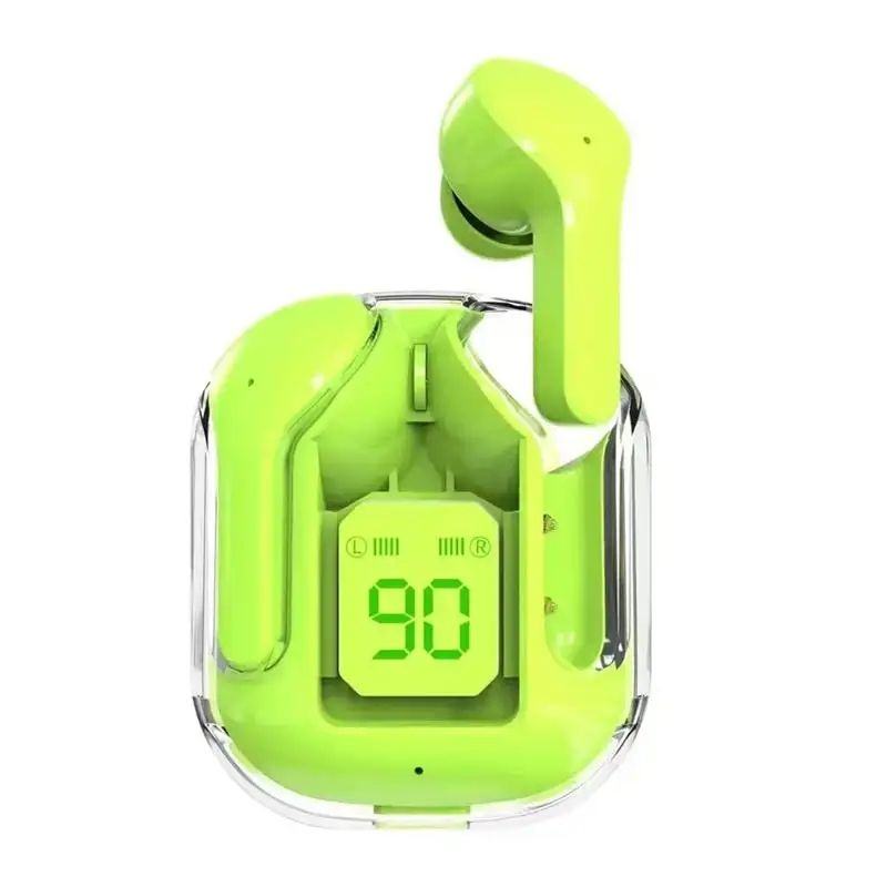 Hot Sale Air31 TWS Earbuds Transparent Crystal Wireless Earphone Pods In-Ear Headphone with LED Battery Indicator product view