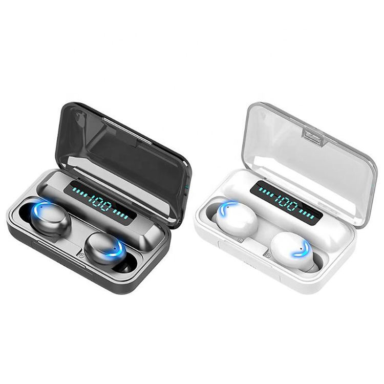 F9 Wireless Earbuds Earphone LED Screen Display Low Latency Bluetooth M10 HIFI Stereo Bass Sound TWS Earbuds for Gaming product view