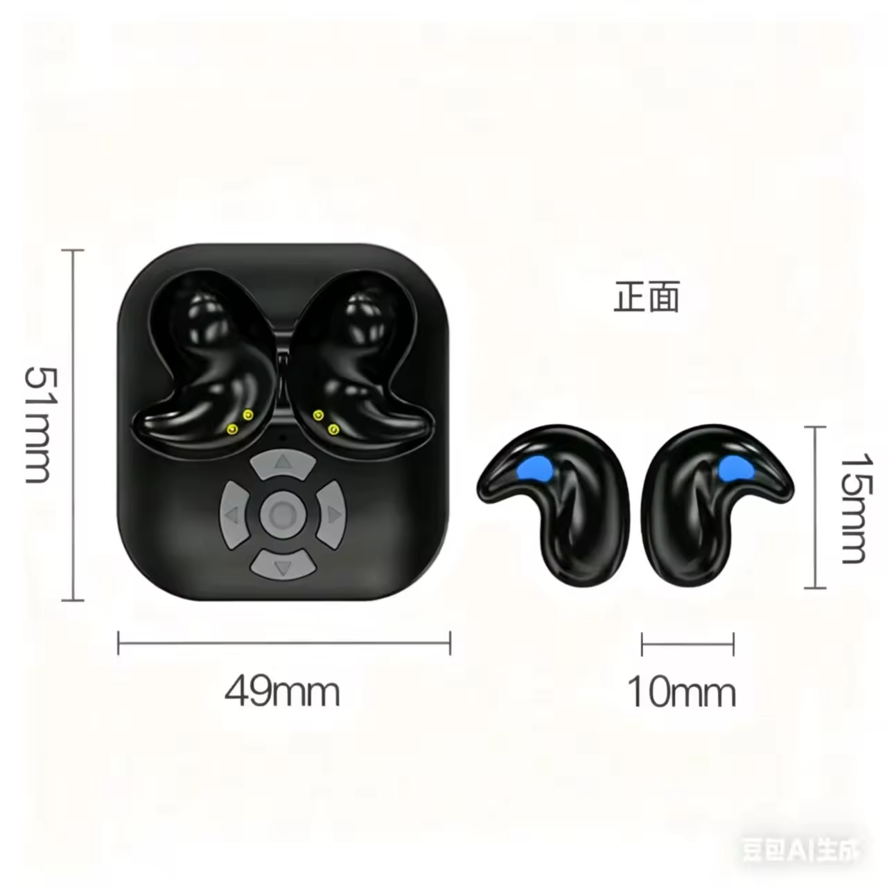 Good Quality TWS Earphones Responsive Touch Control IPX4 Waterproof Crystal-Clear Sound Cancelling Headphones product view