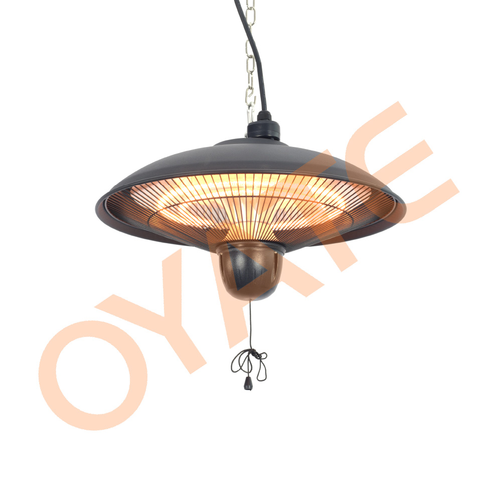 1200W/1500W Suspended Infrared Ceiling Heater Pull Switch Electric Heater for Outdoor Cafe Open Terrace Heating detail