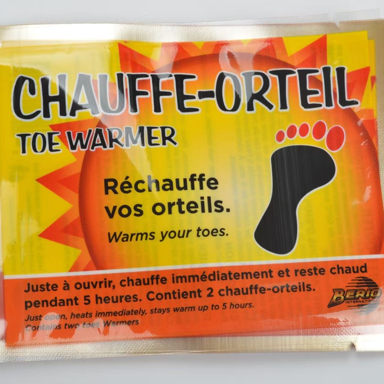 Foot Warmer Fabric Long Lasting Magic Foot Warmer Heat Pouch Disposable Heater detail
