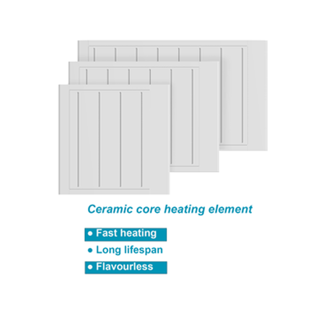 1000W 1500W 2000W Reliable Wall-mounted Electric Economic Heater Ceramic Coating Home Electric Heater product view