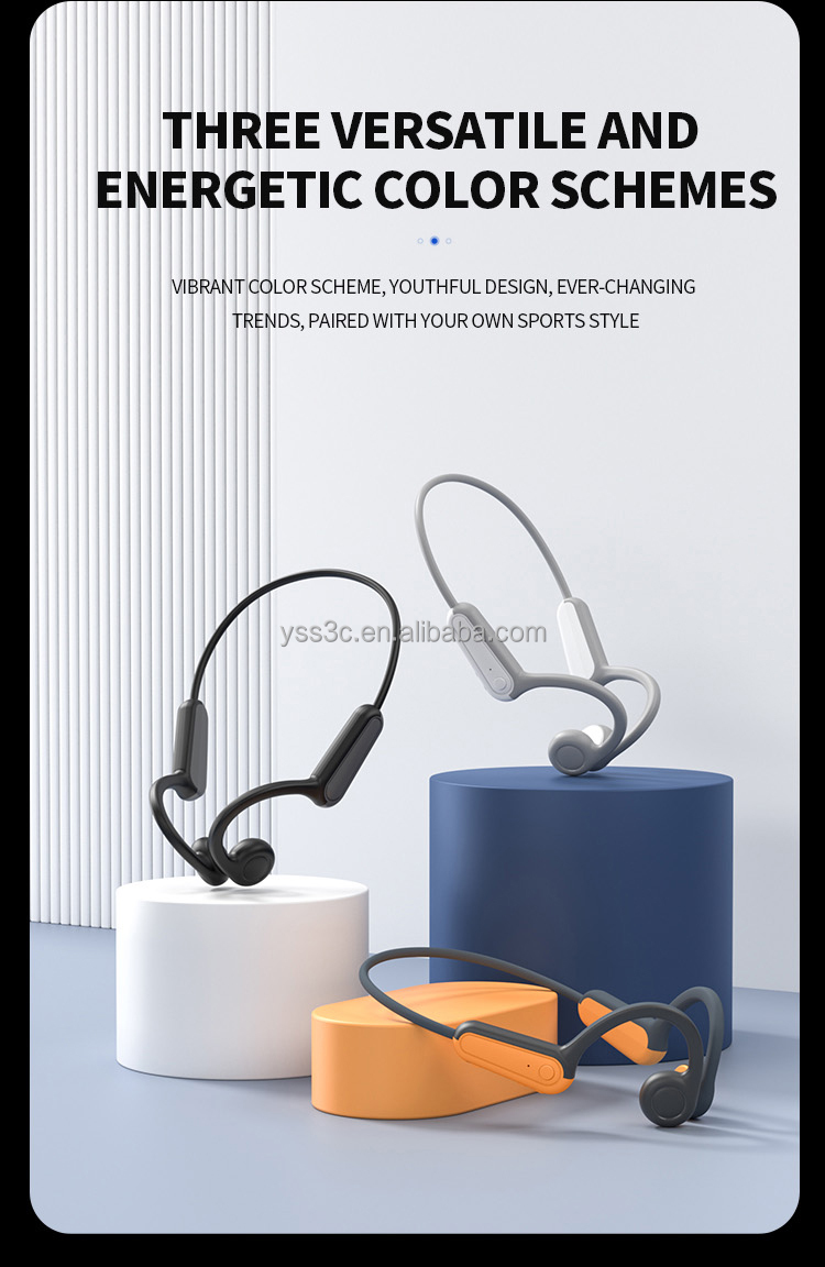 OEM Bluetooths Headset Wireless Earphone Open Ear Bone Conduction Sports Neckband Headphones detail