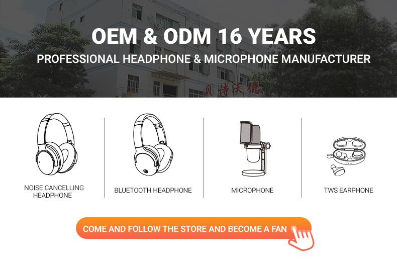 Manufacturer High Quality Wireless Earphone Stereo Earbuds Earphone Headset for Sports detail