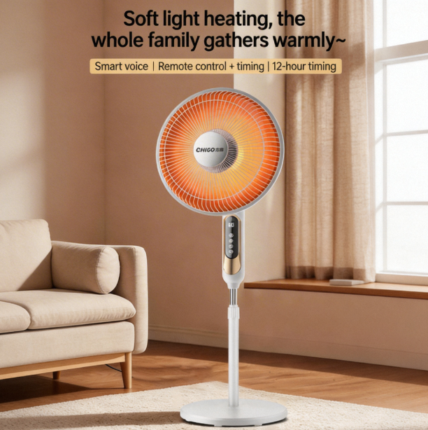 Large mechanical model Fast Heating Overheat Protection Wholesale Indoor Outdoor Use Electric Fan Heater detail