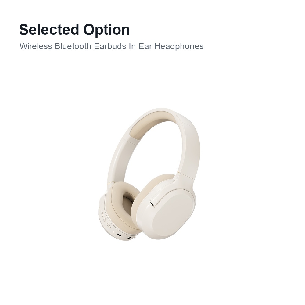 Wireless Bluetooth Earbuds Headphones Bluetooth V5 IPX-4 Type C product view