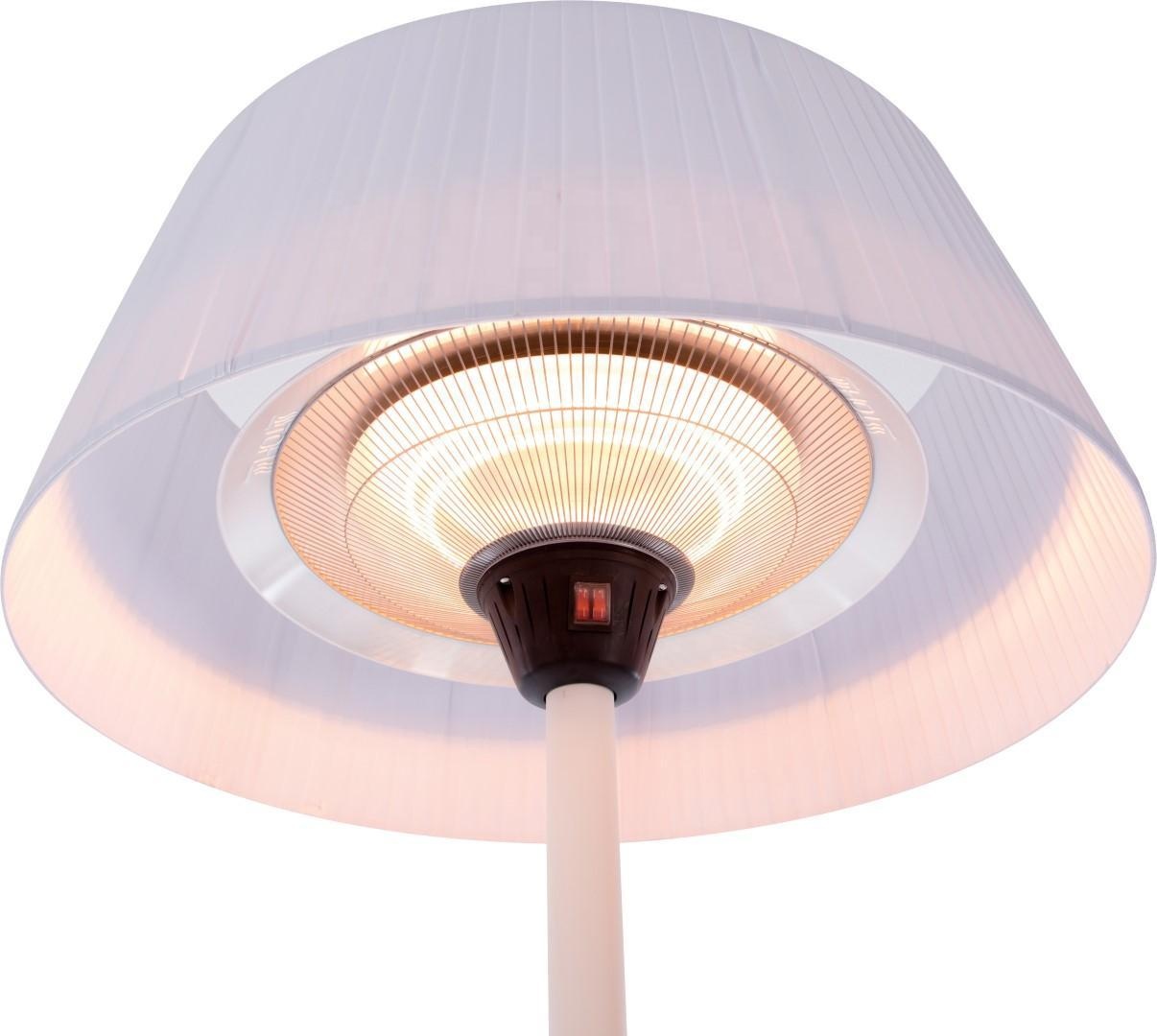 Hot Sale Safety 2000W Outdoor Electric Heater with Fabric Lamp Shade IPX4 Waterproof Remote Control product view