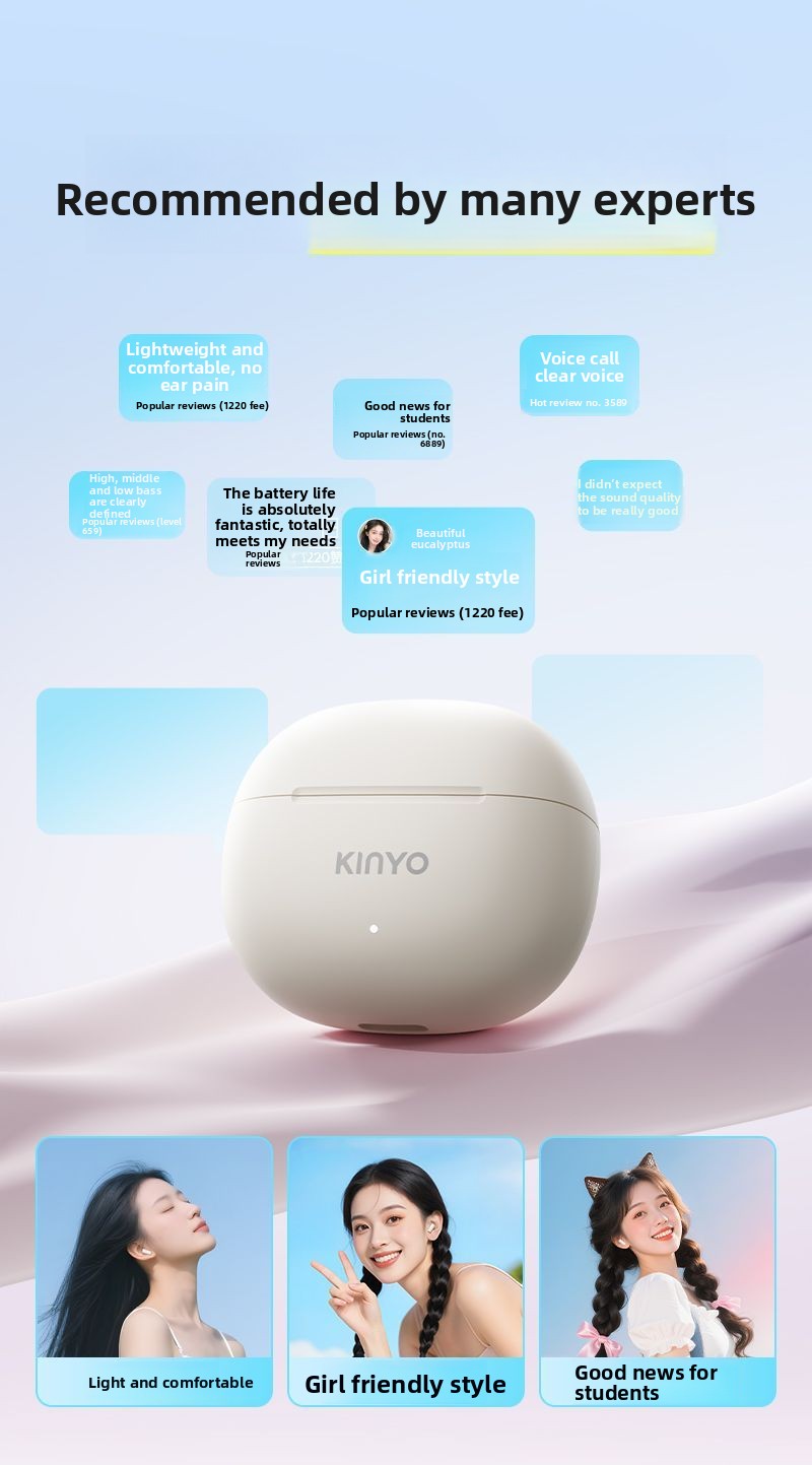 2025 Top Quality Wireless Best New Version Wireless Earphones &Headphone Gaming In-ear Semi-In-Ear detail