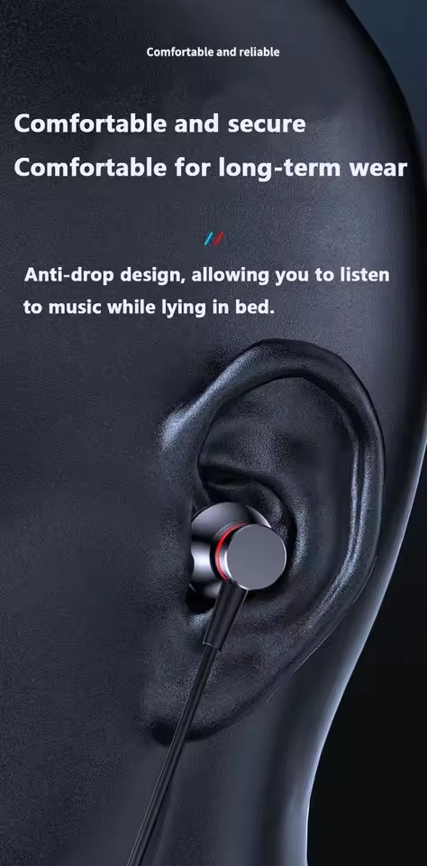 S-06 Transparent Wireless Earphones Magnet Neckband Headphones Sports Earphone Digital Display for Gaming Sport Stereo Headset detail
