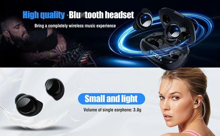T9 Portable Bt 5.3 Wireless Mini In-ear Earphone 9D Stereo IPX7 Earphones Gaming Music Low Latency Tws Earbuds Wireless Earphone detail